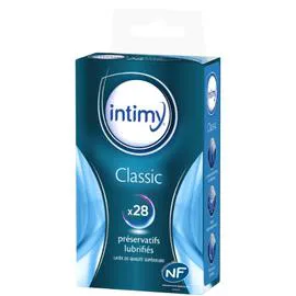 INTIMY CARE Préservatifs lubrifiés Classic x28