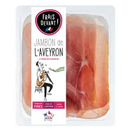 FRAIS DEVANT ! Jambon sec de l aveyron vpf 90g