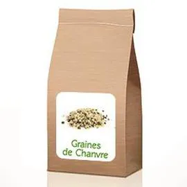 JUSTE BIO Graines de chanvre BIO en vrac 100g