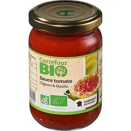 CARREFOUR BIO Sauce bio tomate oignon basilic 200g