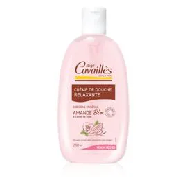 ROGÉ CAVAILLÈS Crème de Douche Relaxante Surgras Végétal à la Rose & Amande Bio 250ml