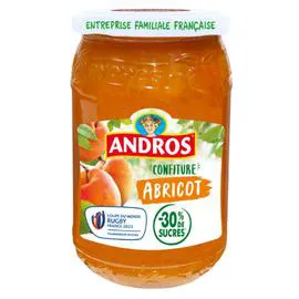 ANDROS Confiture allégée abricots 350g