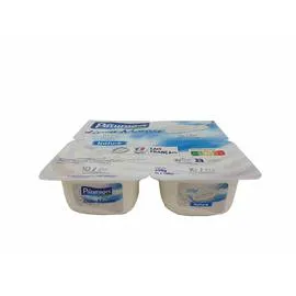 PÂTURAGES Fromage frais Lissea Mousse nature 4x100g