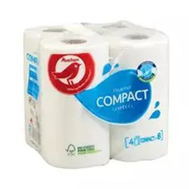 AUCHAN Essuie-Tout super absorbant compact x4