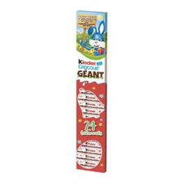 KINDER Barres chocolatées au lait 1/2 mètre - x24 300g