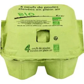 - Oeufs Bio plein air x4