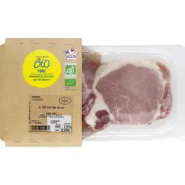MONOPRIX BIO Côte de porc x2 260g