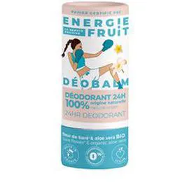 ENERGIE FRUIT Déodorant baume 100% d'origine naturelle fleur de tiaré et aloé véra 30g