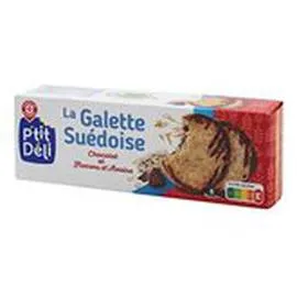MARQUE REPÈRE, P'TIT DÉLI Biscuits Galettes Suédoise chocolat 150g