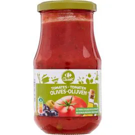 CARREFOUR CLASSIC' Sauce tomates olives 420g