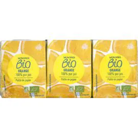 MONOPRIX BIO 100% pur jus d'orange bio 6x20cl