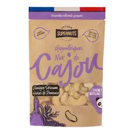 SUPERNUTS Noix de cajou vinaigre herbes de Provence et sésame 100g