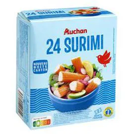 AUCHAN Bâtonnets de surimi 400g