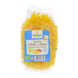 PRIMEAL Tortils Au Citron Et Au Safran Bio 250g
