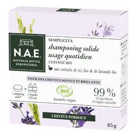 N.A.E. Shampoing Solide lavande Bio 85g