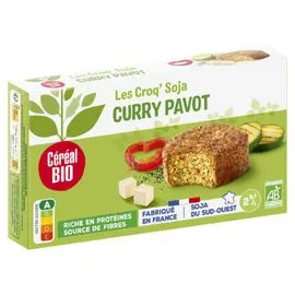 CÉRÉAL BIO Galettes Croq'soja, curry et pavot Bio 2x100g