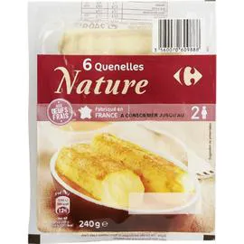 CARREFOUR Quenelles nature 240g