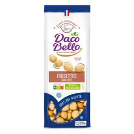 DACO BELLO Noisettes grillées Sans sel ajouté 175g