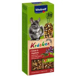 VITAKRAFT Friandise pour chinchillas herbes et églantier 112g
