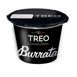 TREO Burrata, Fromage Au Lait De Vache 125g
