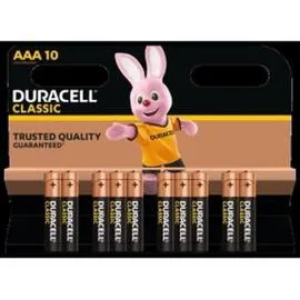 DURACELL Lot de 10 piles Classic AAA l'unité