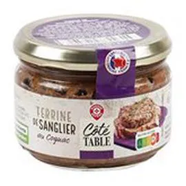MARQUE REPÈRE, CÔTÉ TABLE Terrine Sanglier cognac 180g