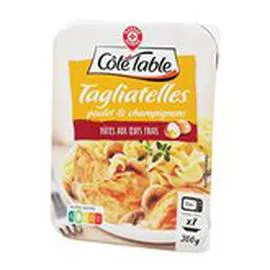 MARQUE REPÈRE, CÔTÉ TABLE Tagliatelles Poulet & champignons 300g