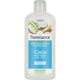 LÉA NATURE, NATESSANCE Soin corps Huile biologique 100% pure au coco 250ml