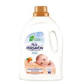 PERSAVON Lessive Liquide Bébé Au Lait D'Abricot Bio 1,5l