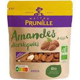 MAÎTRE PRUNILLE Amandes décortiquées BIO 200g