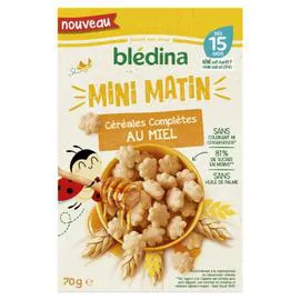 BLÉDINA Céréales bébé dès 15 mois complètes au miel 70g