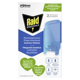 RAID Recharge Piège Lumineux pour Insectes l'unité