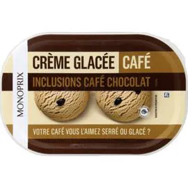 MONOPRIX Mpx bac creme glacee cafe 500g