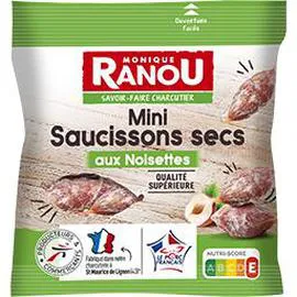 MONIQUE RANOU Mini saucissons secs aux noisettes 75g
