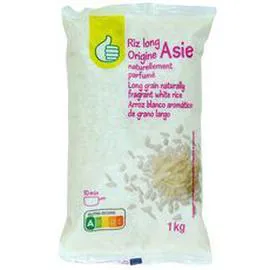 AUCHAN, POUCE Riz long origine Asie 1kg