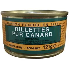 LOU GASCOUN Rillettes pur canard 121g