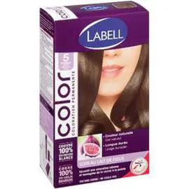 LABELL Crème colorante permanente châtain clair 5 l'unité
