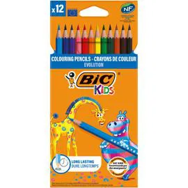 BIC, KIDS Crayons de couleur Evolution l'unité