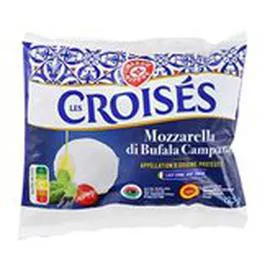 MARQUE REPÈRE, LES CROISÉS Mozzarella Di Bufala 23% MG 125g