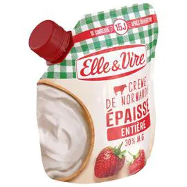 ELLE & VIRE Crème fraiche épaisse entière 324g