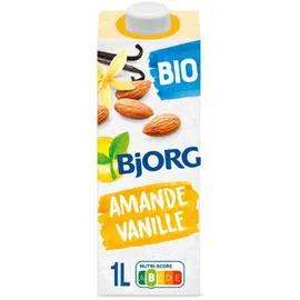 BJORG Boisson végétale à l'amande vanille bio 1l
