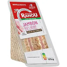 MONIQUE RANOU Sandwich jambon supérieur beurre - Mon Snack ! 125g