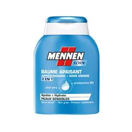 MENNEN Baume Après-Rasage Apaisant 2en1 Aloe Vera 100ml
