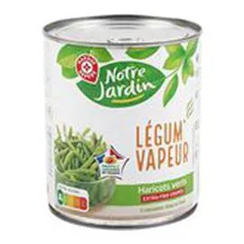 MARQUE REPÈRE, NOTRE JARDIN Haricots verts Extra fins 455g