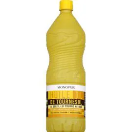 MONOPRIX Huile de tournesol 1l