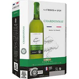 LA CROIX DU PIN Vin de Pays d'Oc Chardonnay blanc - Les Cépages 5l