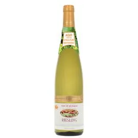LA CAVE D'AUGUSTIN FLORENT Vin blanc Alsace AOC Riesling 75cl