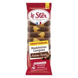 LE STER Madeleines longues Marbrées chocolat x30 375g