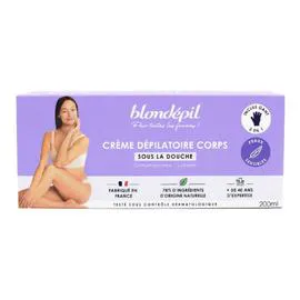 BLONPEDIL Crème dépilatoire corps & gant gommant 200ml