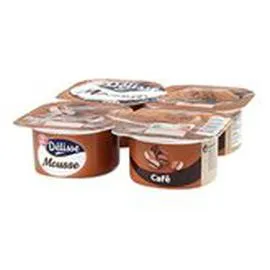 MARQUE REPÈRE, DÉLISSE Mousse Café 4x60g